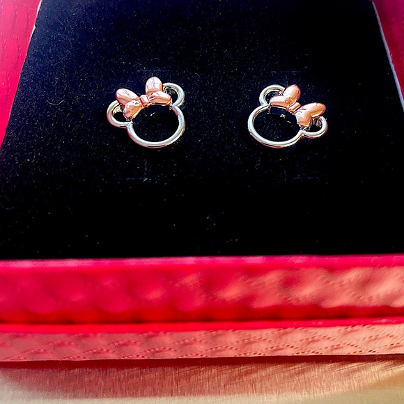 DISNEY BUNDLE MINNIE GLITTER WALLET & MINNIE EARRINGS - Picture 9 of 10